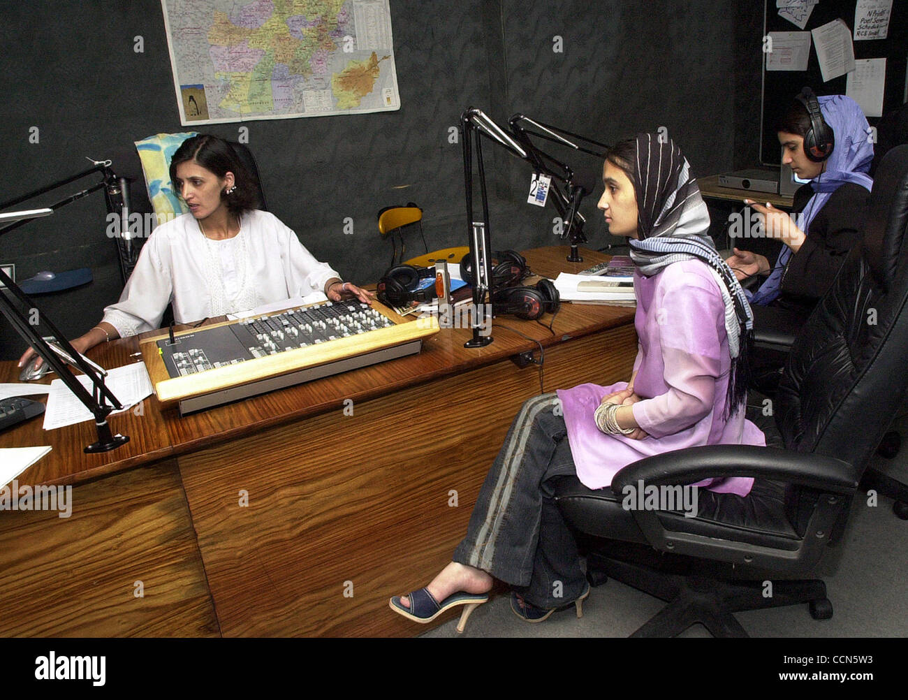 Aug 16, 2004; Kabul, AFGHANISTAN; 98.1ARMAN FM radio station in Kabul,  Afghanistan, plays what Afghans want to hear. With a combination of 35  percent Afghan music, Bollywood, and about 30 percent music