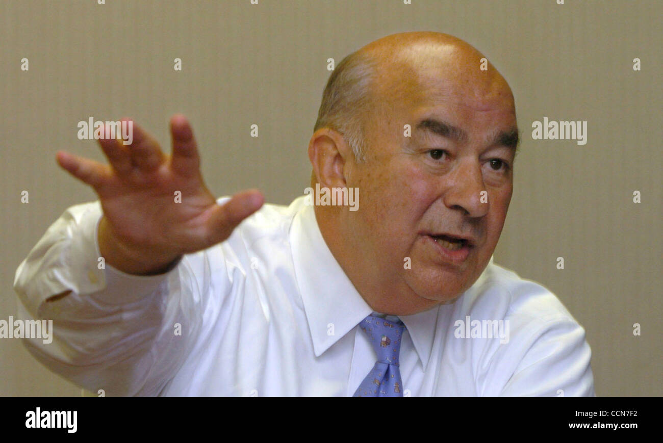 Charles Reed Model Charles Reed, chancellor of the CSU system, talks Tuesday, August 17 ...