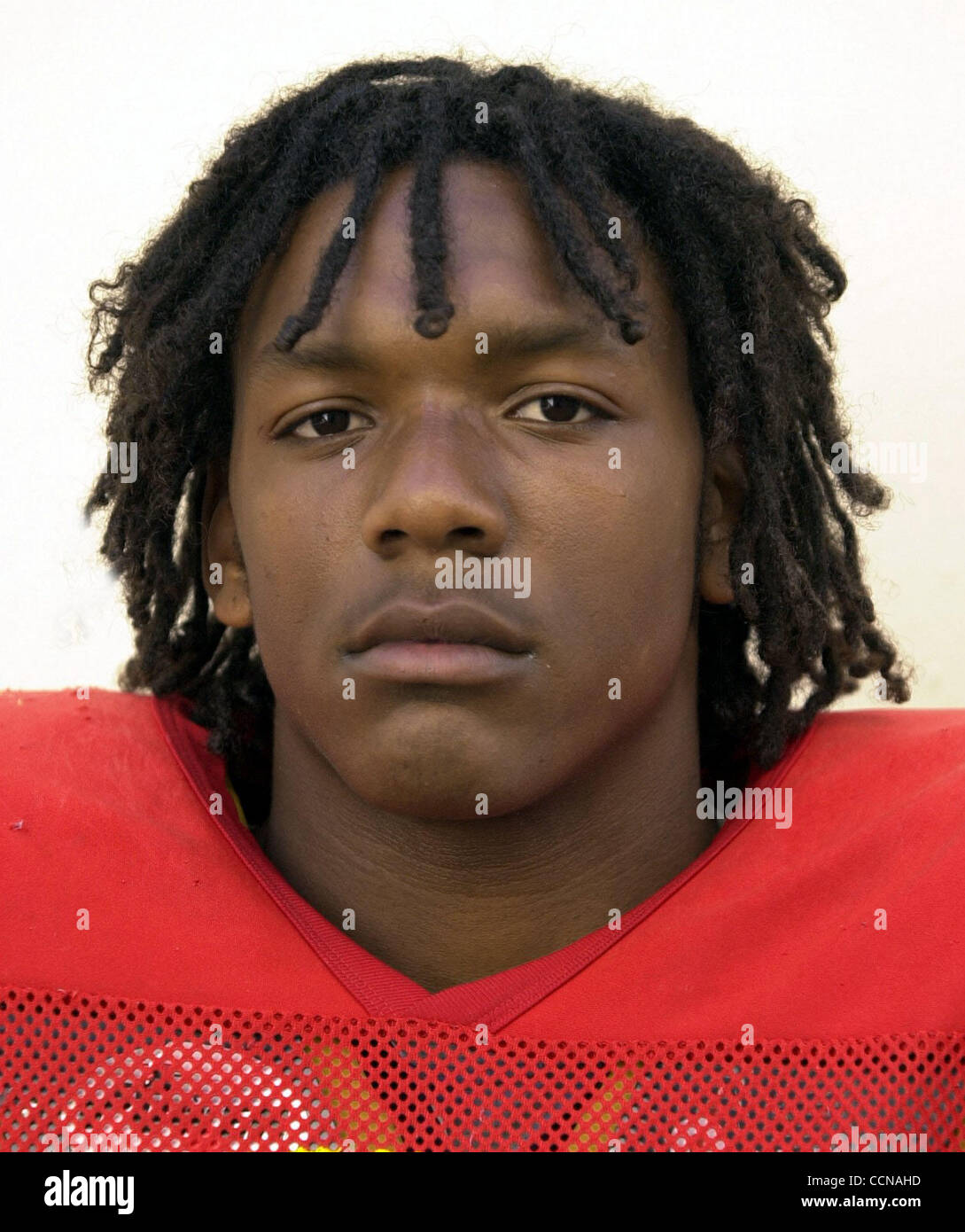 Berkeley High football player Eddie Young in Berkeley, Calif., on