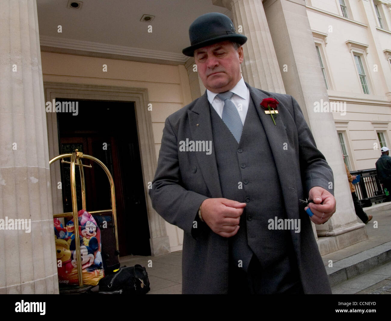 Ritz London Doorman Stock Photos Ritz London Doorman Stock