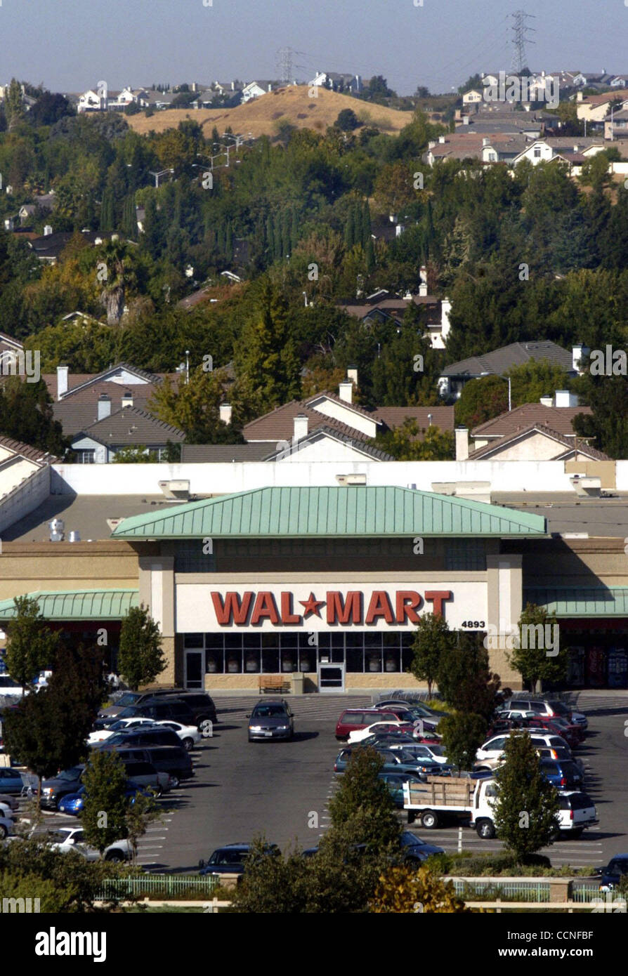 The Wal Mart store on Lone Tree Way and Hillcrest Rd. in Antioch, Calif