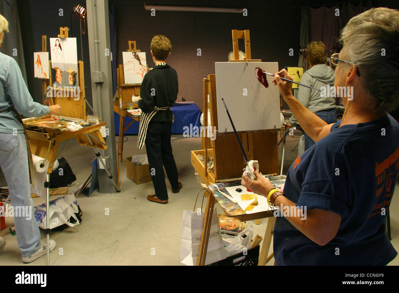 Oil painting tutorial hi-res stock photography and images - Alamy