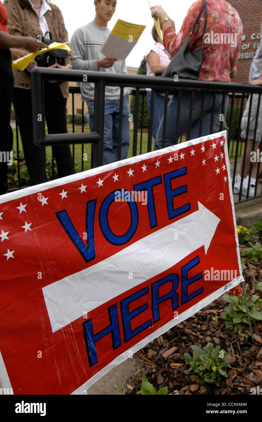 After five days of early voting, Marietta Ga residents were still