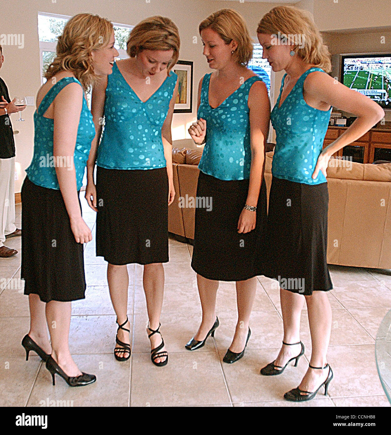 STATE/DAILY/ HANSEN QUADS (LR)Darcy,Brooke,Claire and Allison Hansen