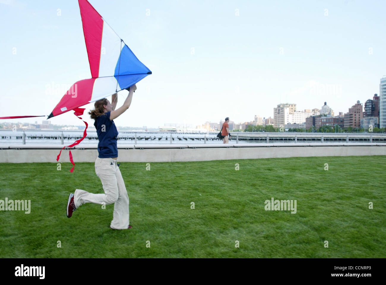 Jun 06, 2003; Brooklyn, NY, USA; Flying a kite at the park. Residents