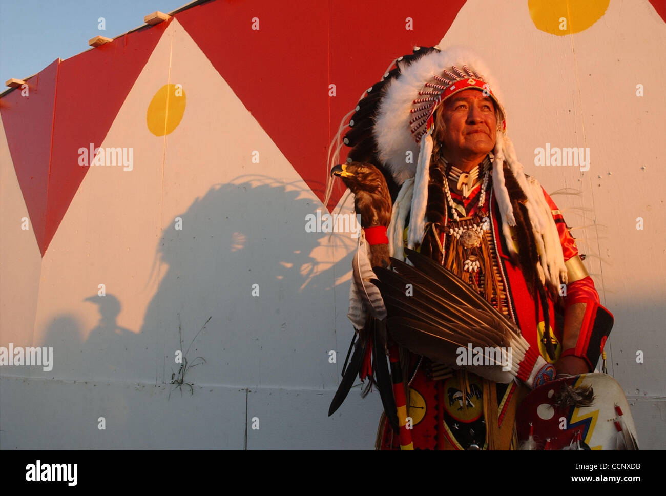 Jul 11, 2003; Browning , MT, USA; Native American Stephen Small Salmon