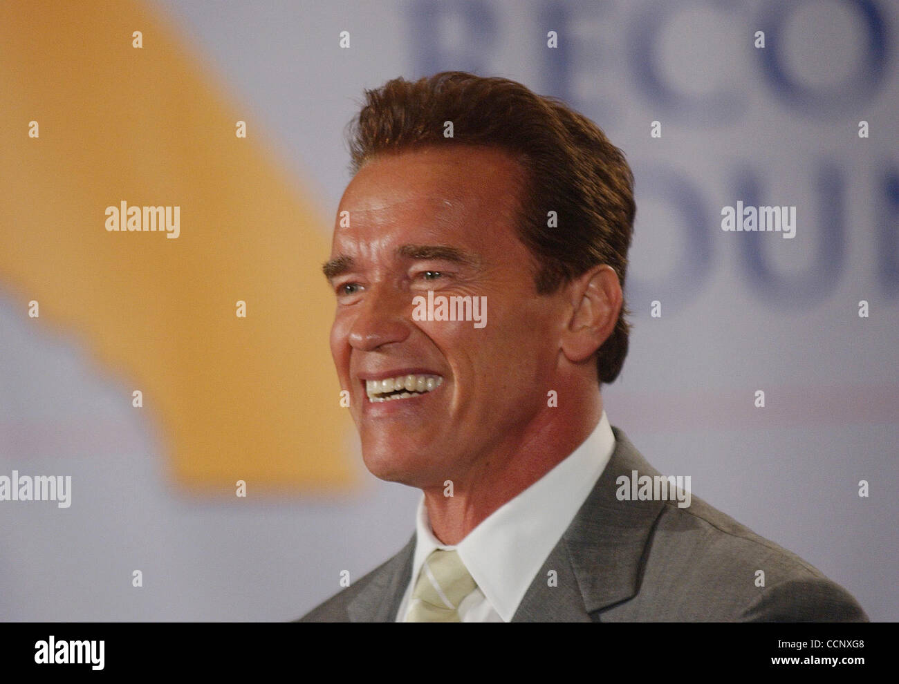 Aug 20, 2003; Los Angeles, CA, USA; California Gubernatorial candidate