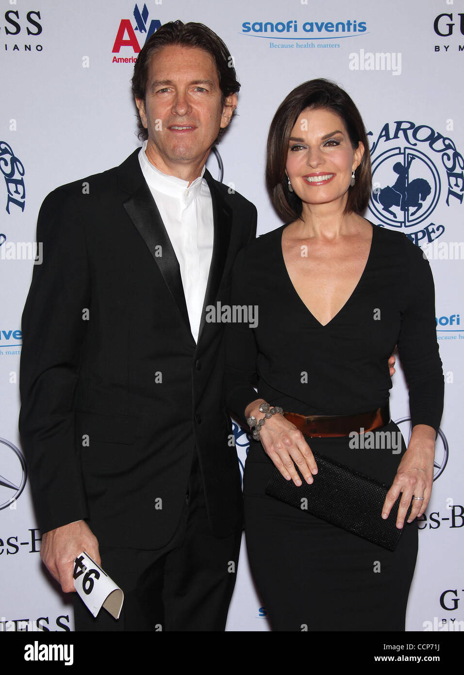Sela Ward & Howard Sherman arrives for the Carousel of Hope at the