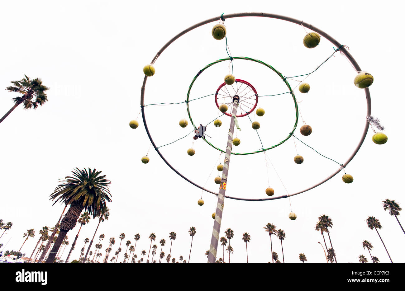 Oct. 23, 2010 Ventura, CA, USA Detail of 'Visualize Whirled Peas,', one of the 10 entries in