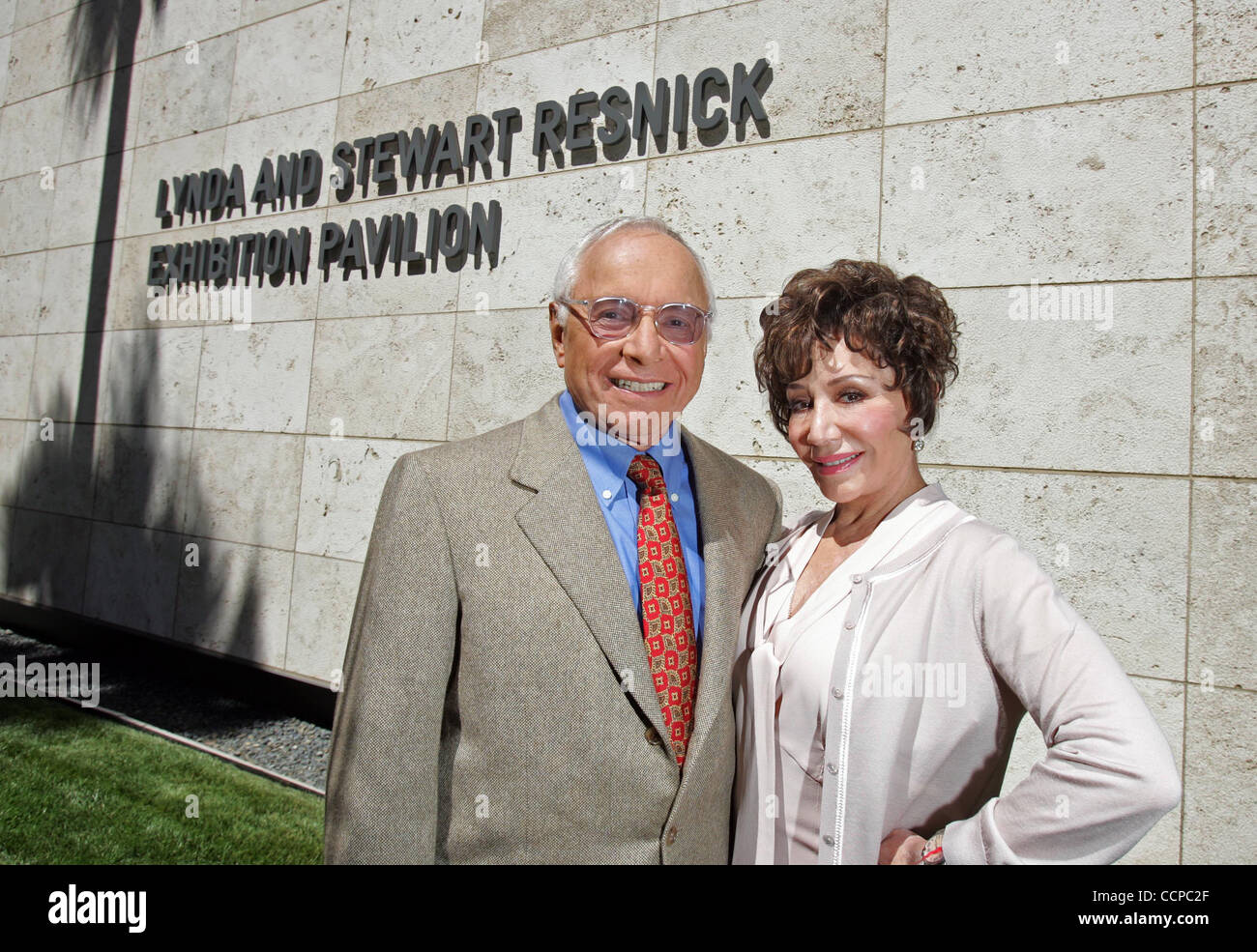 Lynda and Stewart Resnick in the new Lynda and Stewart Exhibition