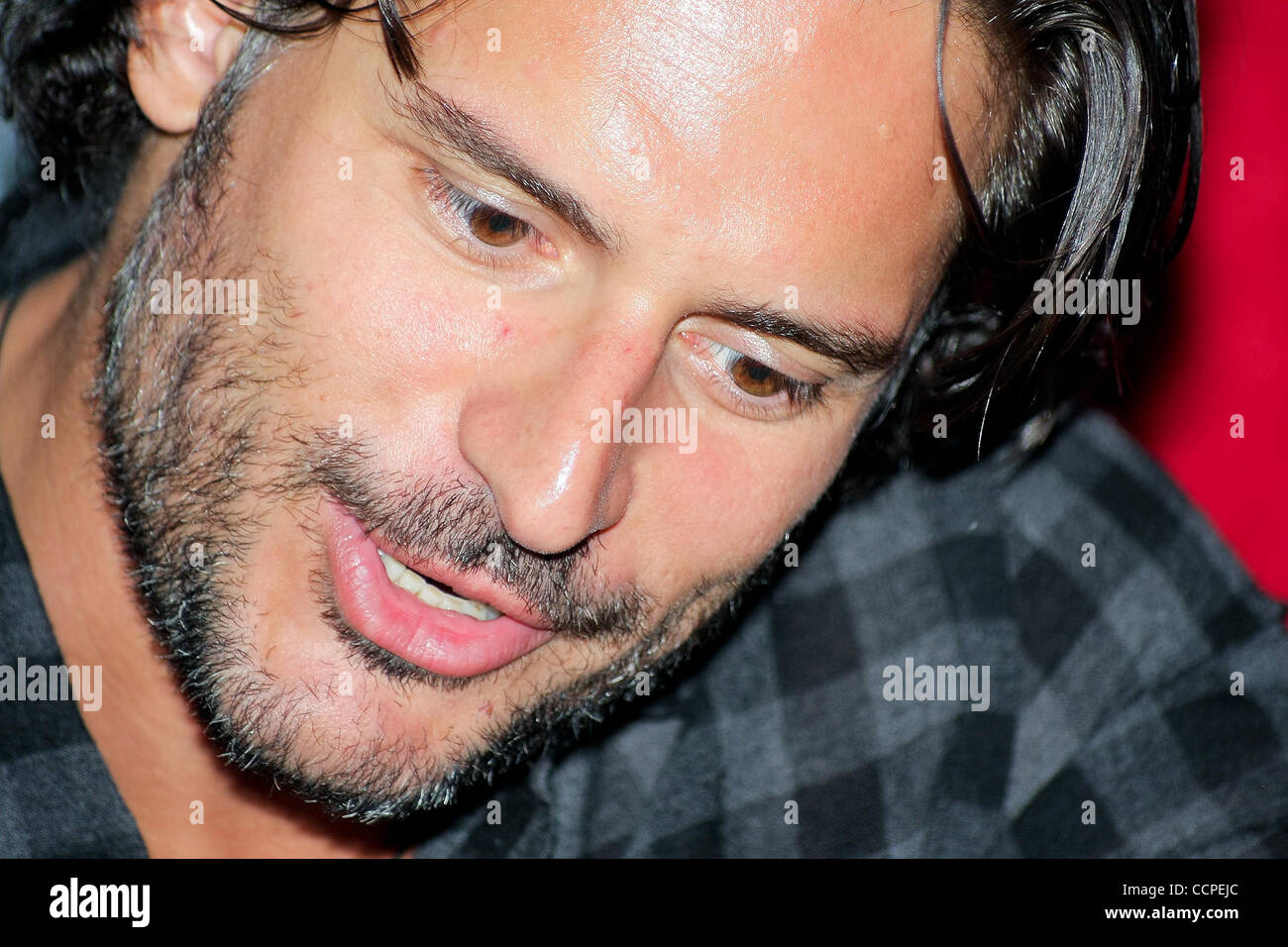 Oct. 17, 2010 - Coconut Creek, Florida, United States of America - True Blood cast member Joe Manganiello at the meet and greet with fans October 16, 2010 at the Seminole Casino Coconut Creek in Coconut Creek, Florida (Credit Image: © Aaron Gilbert/Southcreek Global/ZUMApress.com) Stock Photo