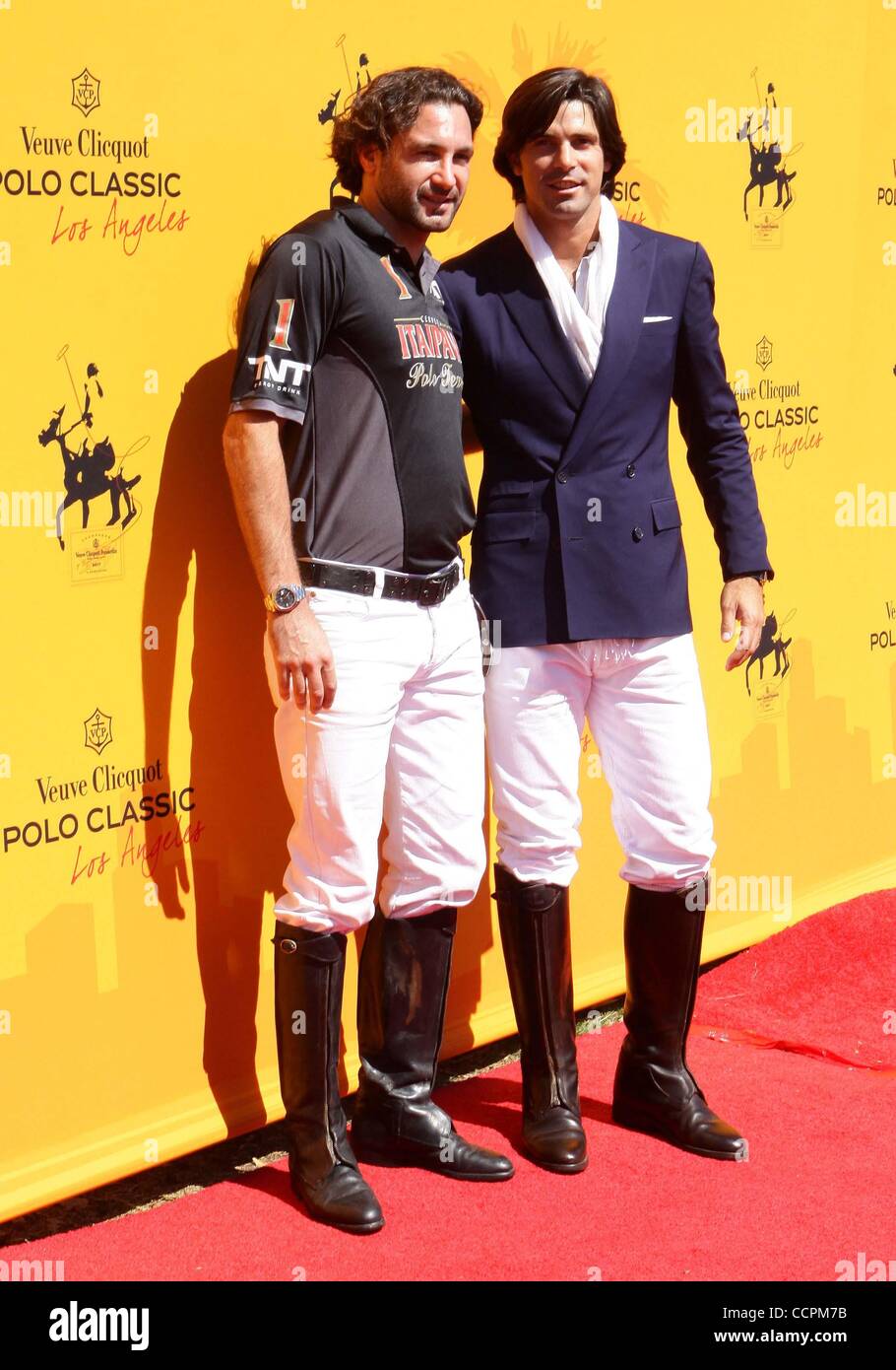 Oct. 10, 2010 - Los Angeles, California, U.S. - Rico Mansur, Nacho Figueras.Clicquot Polo Classic Los Angeles  held at Will Rogers State Park. Los Angeles 10-10-2010. K66532TL(Credit Image: Â© TLeopold/Globe Photos/ZUMApress.com) Stock Photo