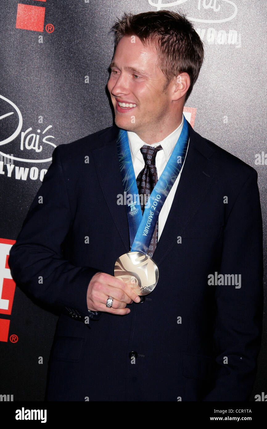 Mar. 07, 2010 - Hollywood, California, United States - I14567CHW  .E! Celebrates The Academy Awards Oscar Viewing & After Party At Drai's Hollywood .W Hotel, Hollywood, CA .03/07/2010  .JARED PETERSON  - 2010 WINTER OLYMPICS ATHLETE . 2010 (Credit Image: Â© Clinton Wallace/Globe Photos/ZUMApress.com Stock Photo