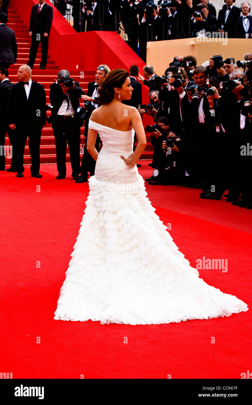 The opening ceremony of the Cannes Film Festival, May 12, 2010.Pictured: Actress Eva Longoria Stock Photo