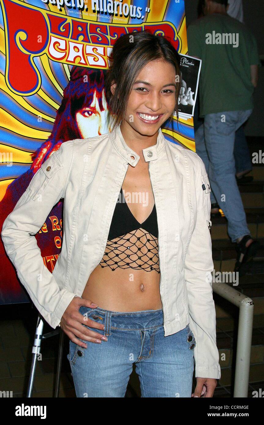 Actor Jessica Rey Oct. 1, 2003 - Hollywood, California, U.S. - I7920CHW - .PLASTER CASTER ...