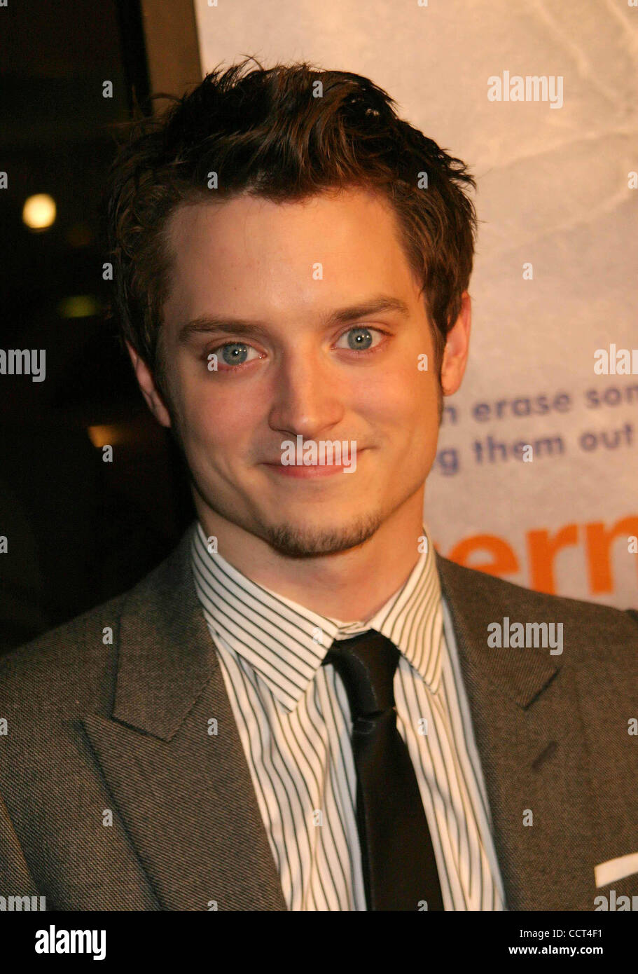 Mar. 9, 2004 - Hollywood, California, U.S. - K35933EG.ETERNAL SUNSHINE OF THE SPOTLESS MIND WORLD PREMIERE AT SAMUEL GOLDWYN THEATER, BEVERLY HILLS, CALIFORNIA.03/09/04.  /E.G.I./   2004.ELIJAH WOOD.(Credit Image: Â© Ed Geller/Globe Photos/ZUMAPRESS.com) Stock Photo