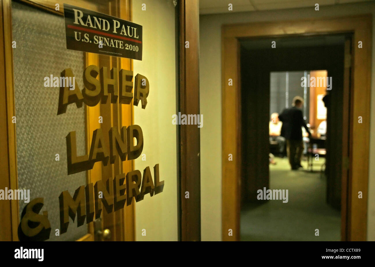 Tea Party Republican Senate candidate RAND PAUL answers questions from