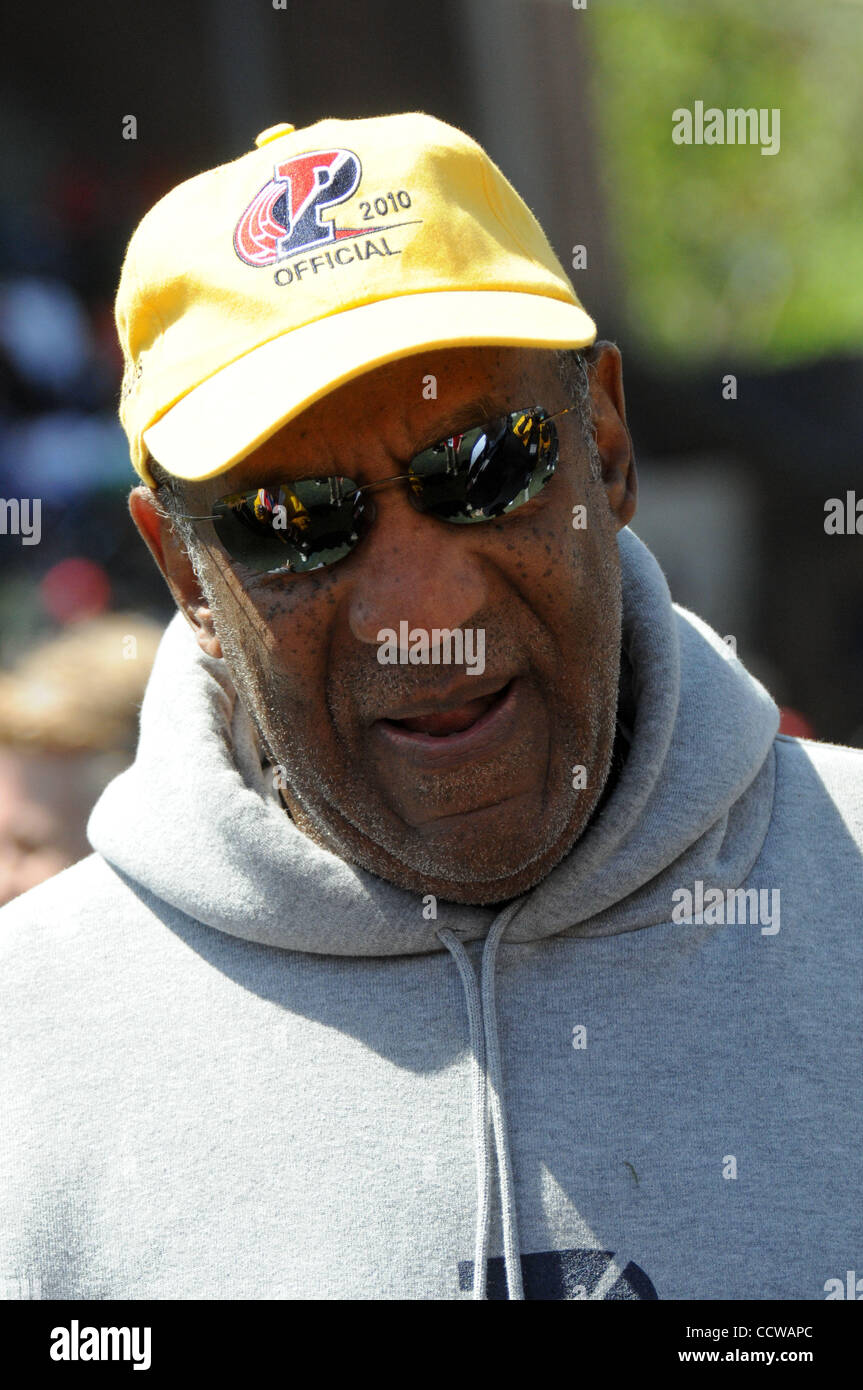 April 23, 2010-Philadelphia PA-USA-Famed Comedian, BILL COSBY at the Penn Relays. Mr. Cosby is a staunch supporter of the Penn Relays. (Credit Image: (c) Ricky Fitchett/ZUMA Press) Photographer: Ricky Fitchett Source: Ricky Fitchett Title: Contract Photographer	 Credit: ZUMA Press City: Philadelphia Stock Photo
