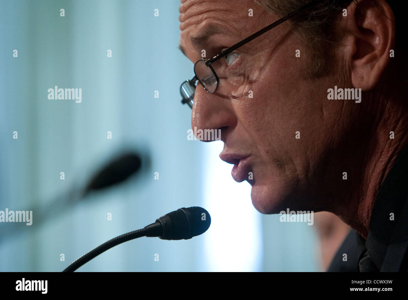 SEAN PENN, actor and founder of the J/P Haiti Relief Orgnaizaiton