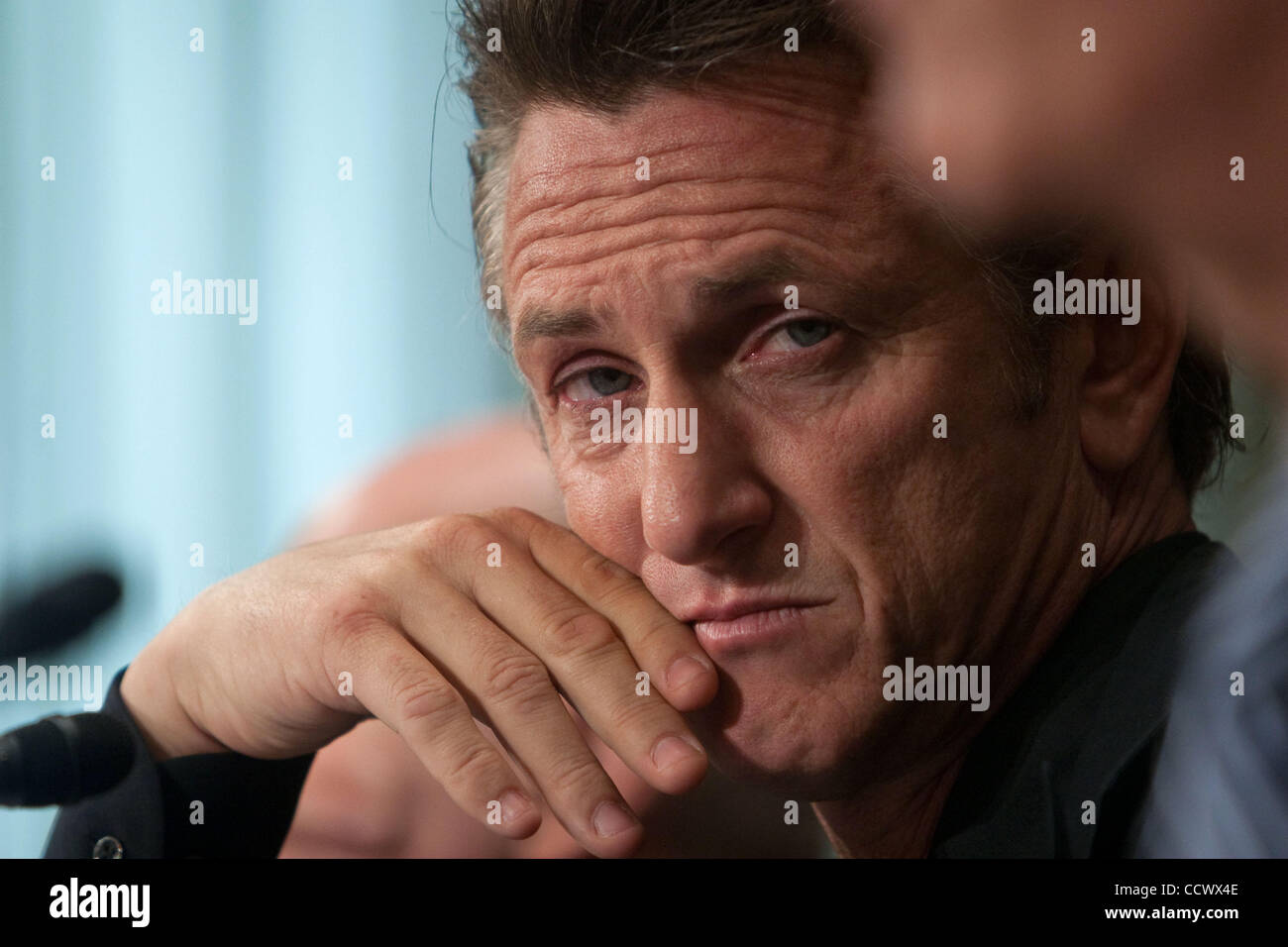 SEAN PENN, actor and founder of the J/P Haiti Relief Orgnaizaiton