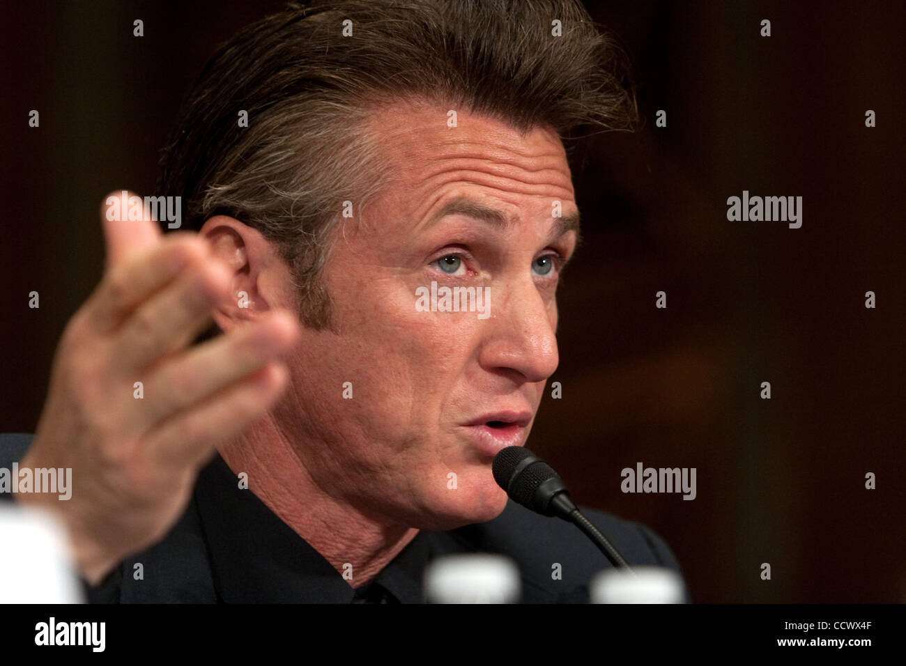 SEAN PENN, actor and founder of the J/P Haiti Relief Orgnaizaiton