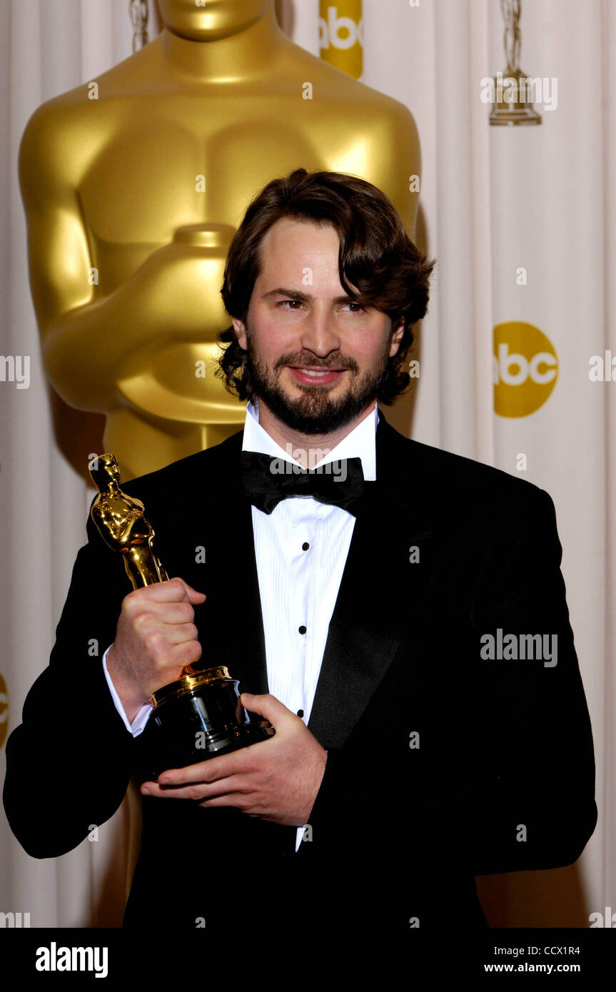Mar. 07, 2010 - Hollywood, California, United States - Mark Boal during the 82nd Academy Awards, held at the Kodak Theatre, on March 7, 2010, in Los Angeles.. 2010.K64866MGE(Credit Image: Â© Michael Germana/Globe Photos/ZUMApress.com) Stock Photo
