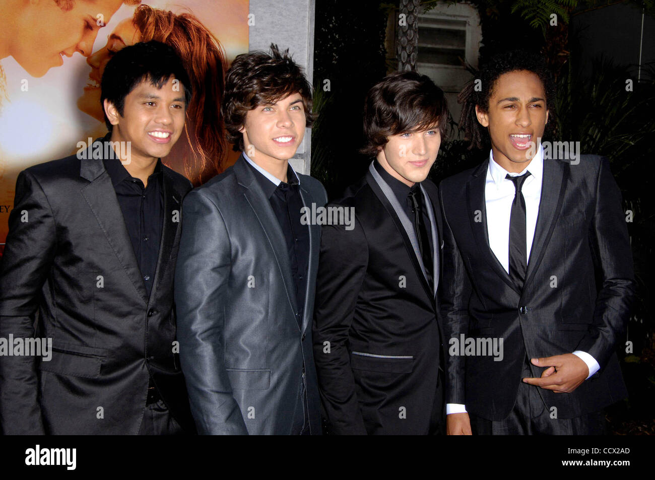 Mar. 25, 2010 - Hollywood, California, United States - Allstar Weekend during the premiere of the new movie from Touchstone Pictures, THE LAST SONG, held at Arclight Hollywood Cinema, on March 25, 2010, in Los Angeles.. 2010.K64527MGE(Credit Image: Â© Michael Germana/Globe Photos/ZUMApress.com) Stock Photo