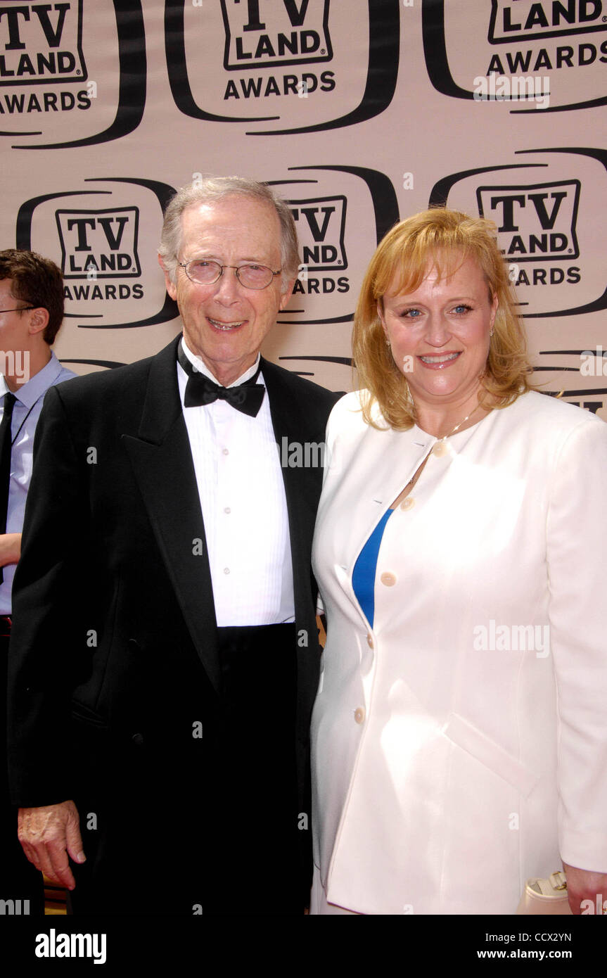 Apr. 17, 2010 - Hollywood, California, U.S. - Bernie Kopell and Catrina Honadle during the 8th Annual TV Land Awards, held at the Sony Studio Lot, on April 17, 2010, in Culver City, California.. 2010.I15182MGE(Credit Image: Â© Michael Germana/Globe Photos/ZUMApress.com) Stock Photo