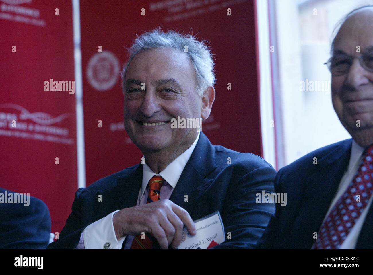 Sandy Weill was on hand at the Weill Cornell Medical College
