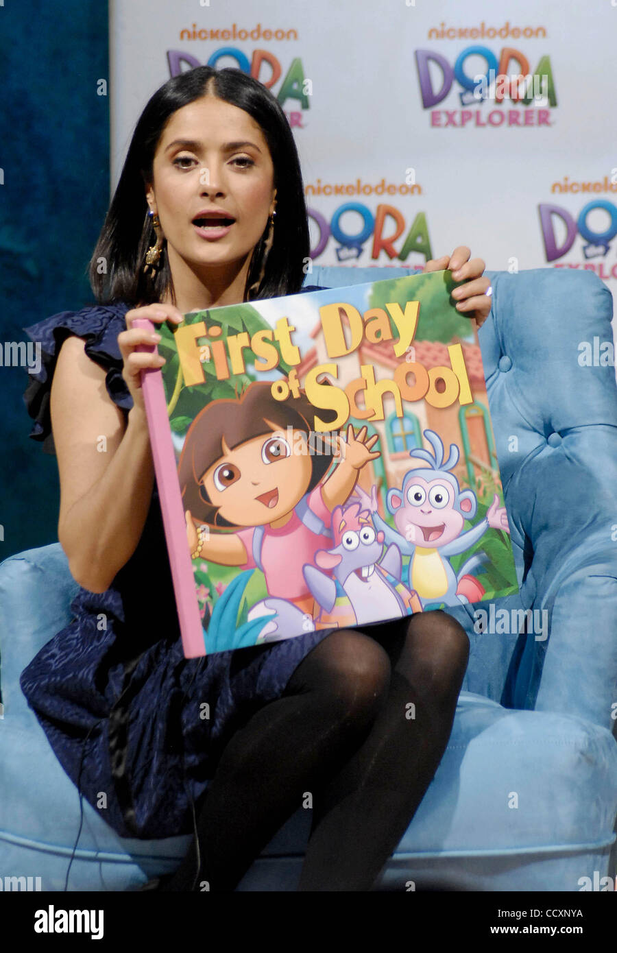Salma hayek dora explorer nickelodeon hires stock photography and