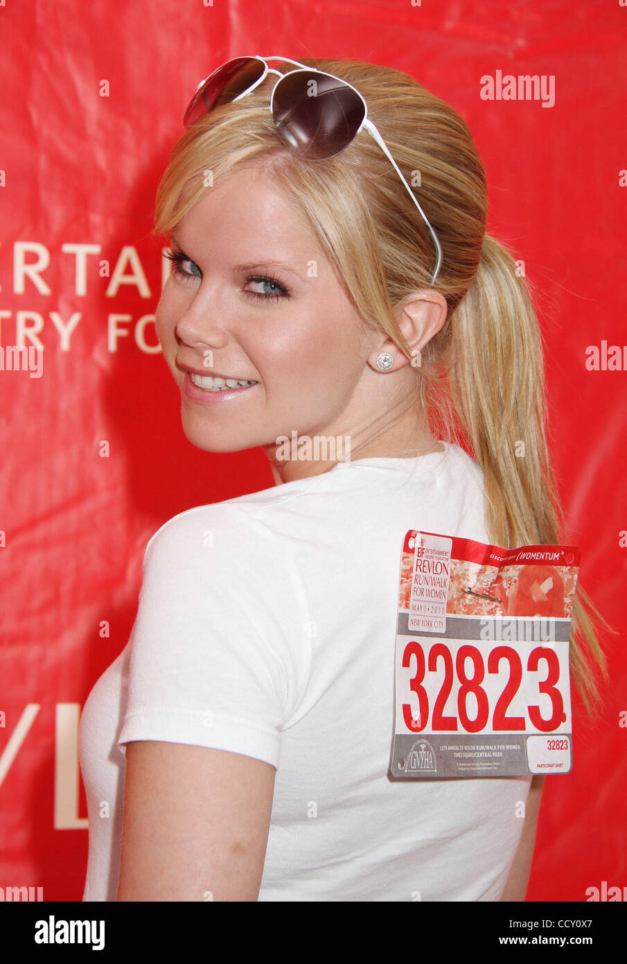 Actress CRYSTAL HUNT attends the 13th Annual EIF Revlon Run/ Walk For ...