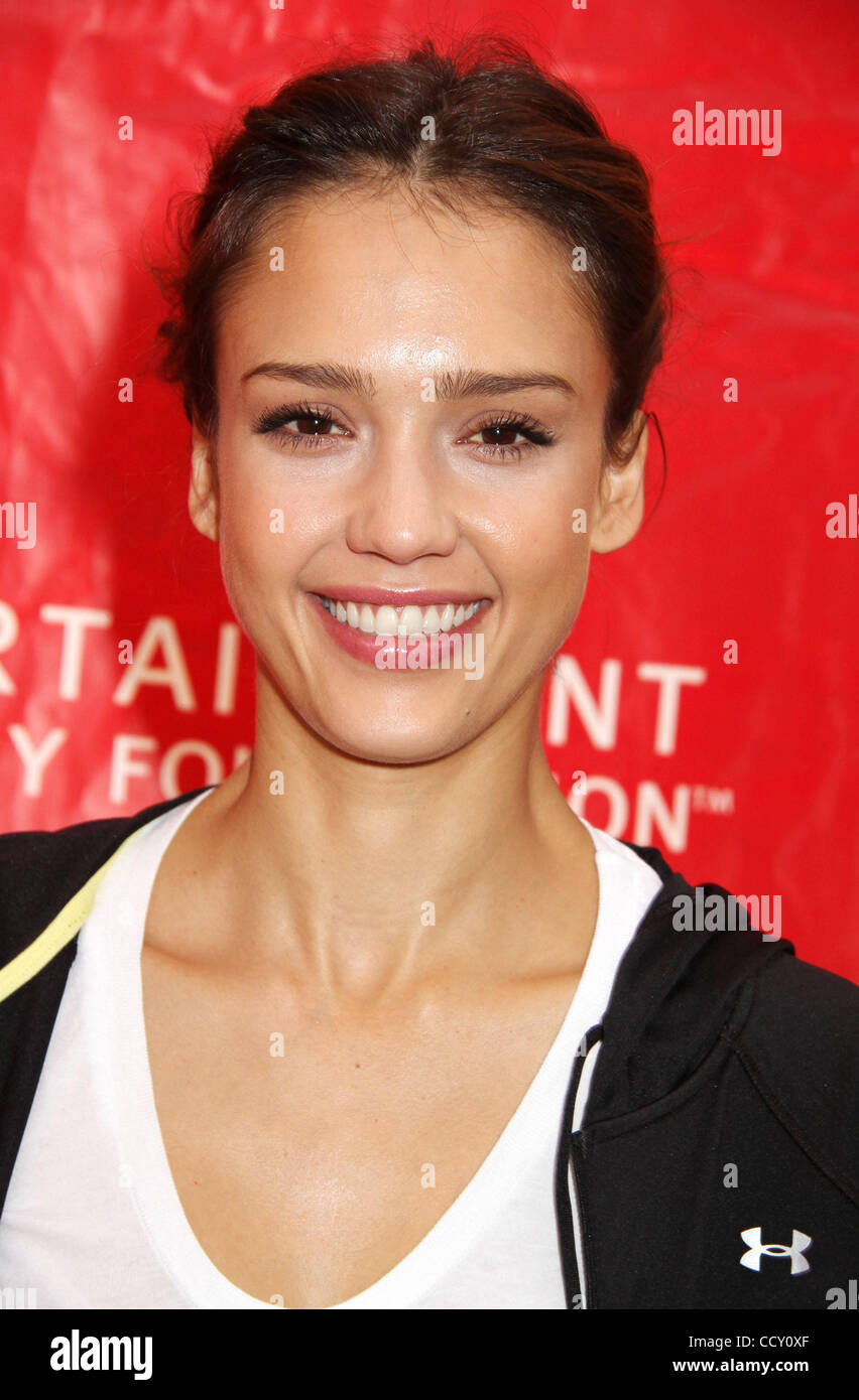 Actress JESSICA ALBA attends the 13th Annual EIF Revlon Run/ Walk For ...