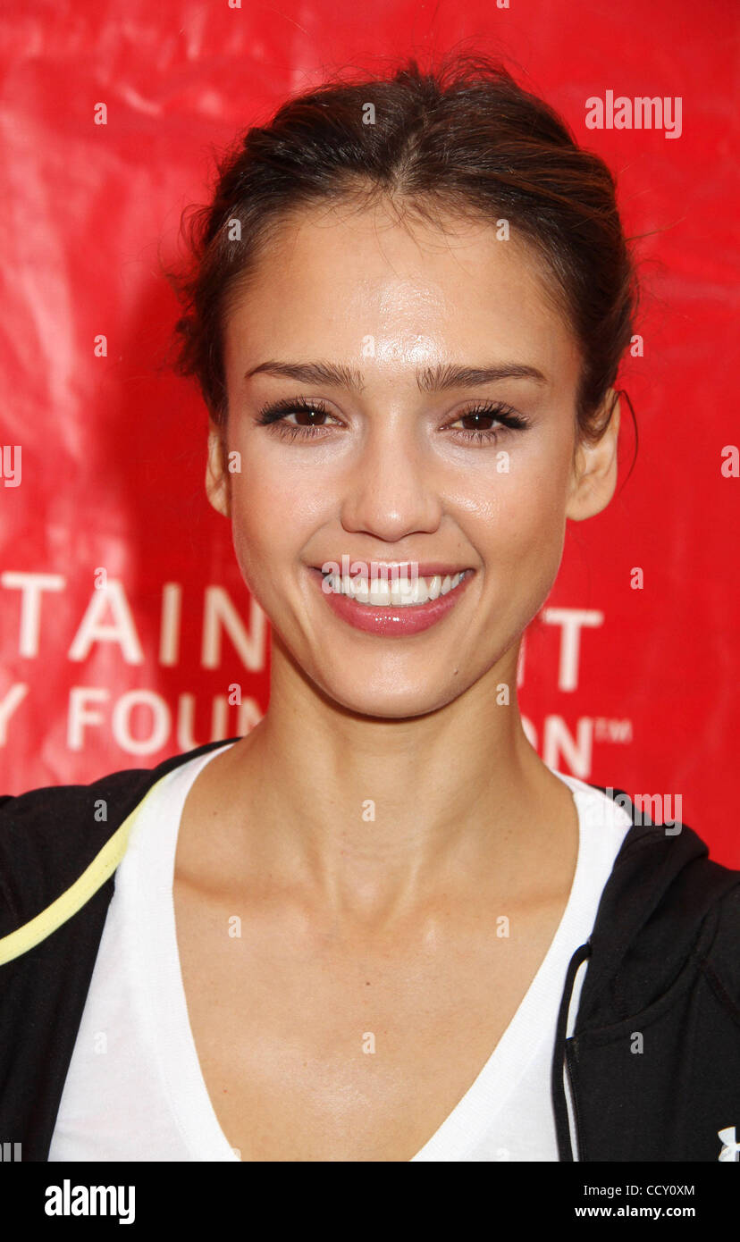 Actress JESSICA ALBA attends the 13th Annual EIF Revlon Run/ Walk For ...