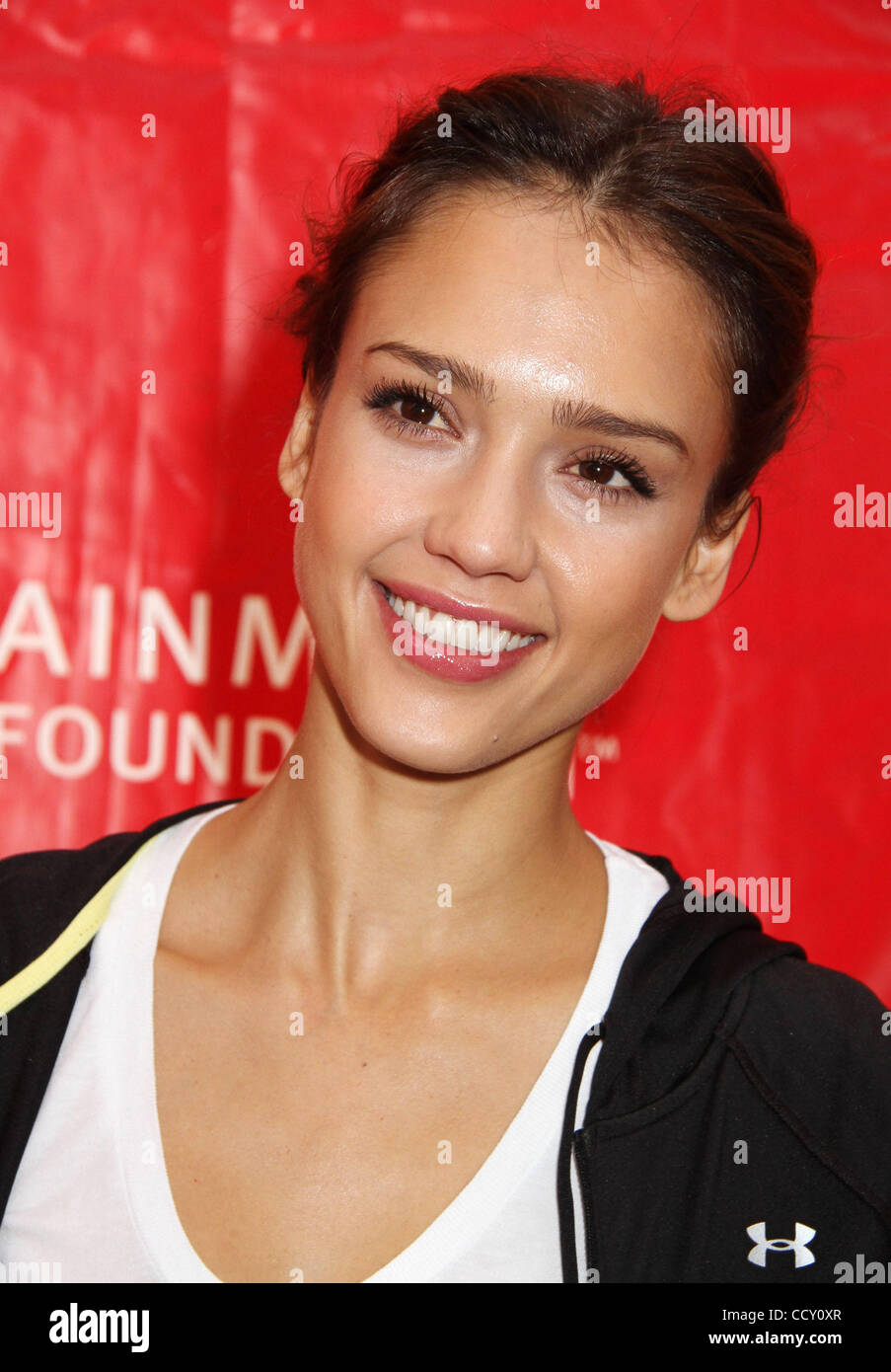 Actress JESSICA ALBA attends the 13th Annual EIF Revlon Run/ Walk For ...