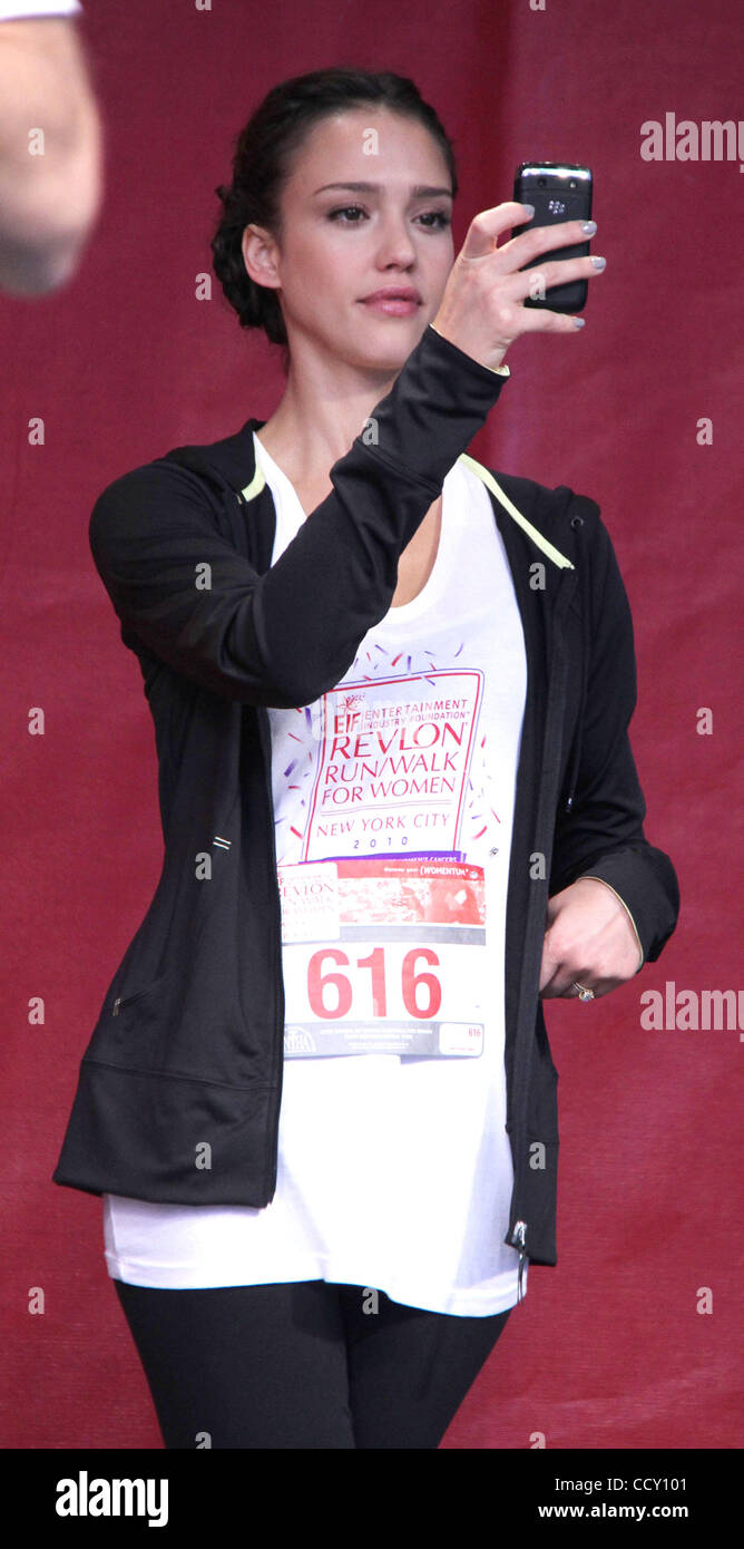 Actress JESSICA ALBA attends the 13th Annual EIF Revlon Run/ Walk For ...