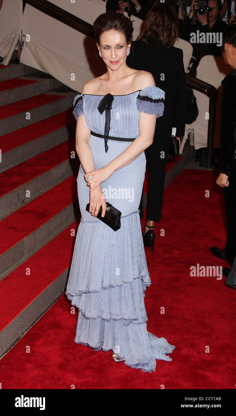Actress VERA FARMIGA attends the Metropolitan's Museum of Art Costume Institute Gala Benefit for the opening of the new exhibit 'American Woman: Fashioning A National Identity'. Stock Photo
