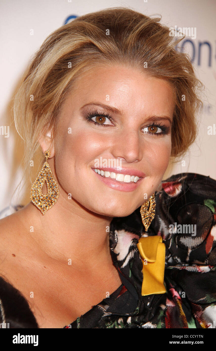 Singer JESSICA SIMPSON attends the Operation Smile Annual Gala held at Cipriani Wall Street