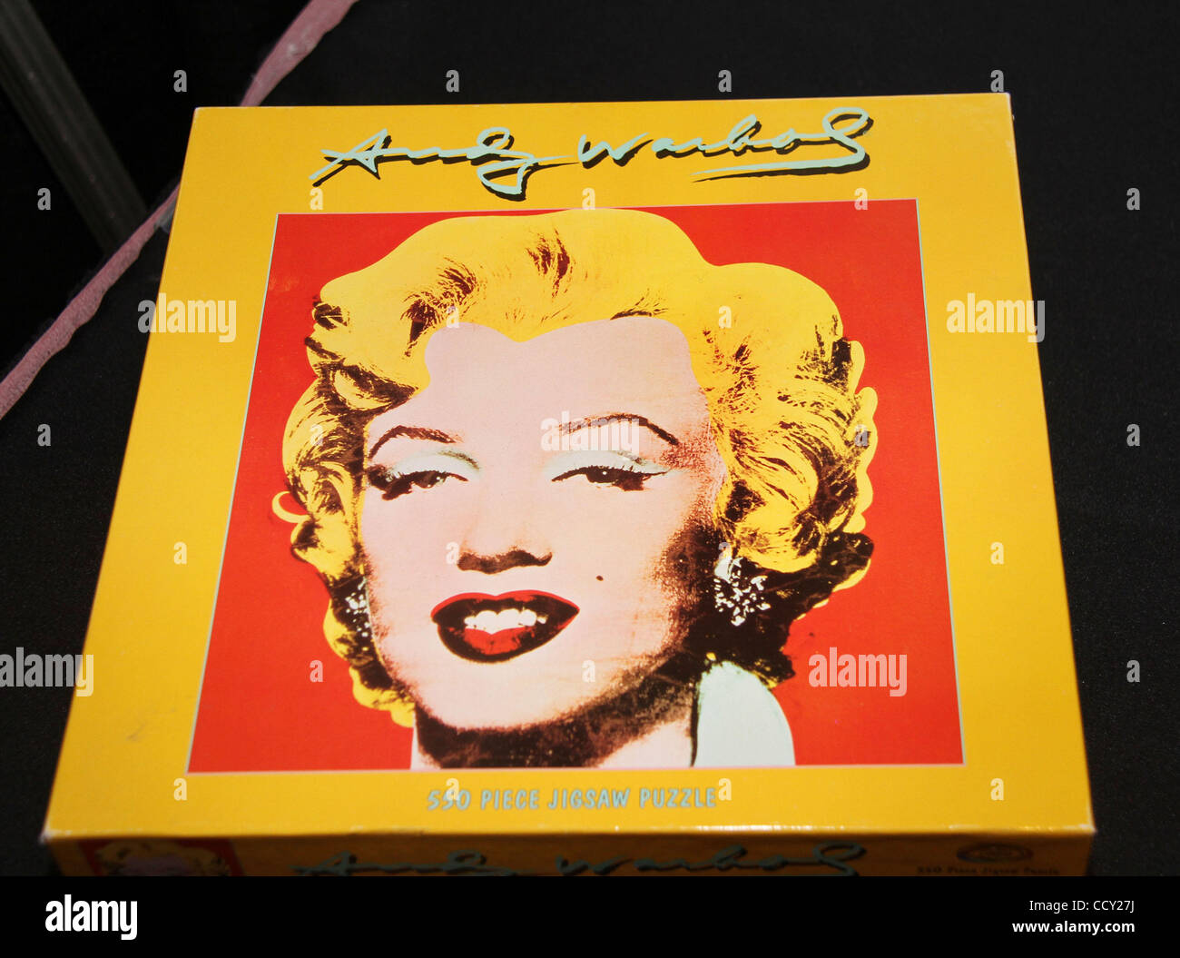 A View Of An Andy Warhol Marilynn Monroe Portrait 550 Piece Jigsaw Puzzle Owned By Larry