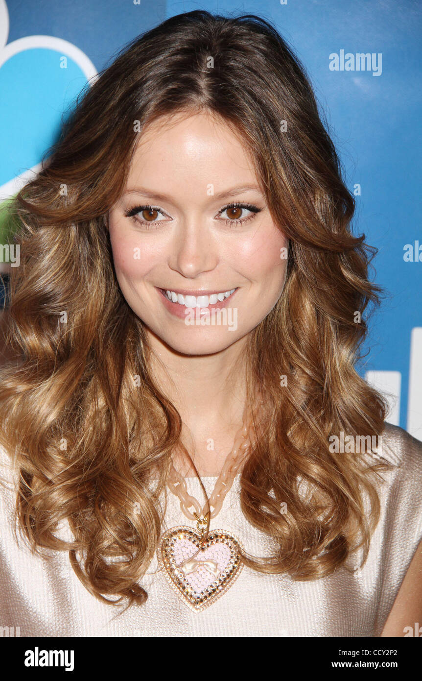 Actor SUMMER GLAU attends the NBC Upfront at the New York Hilton Hotel. Stock Photo