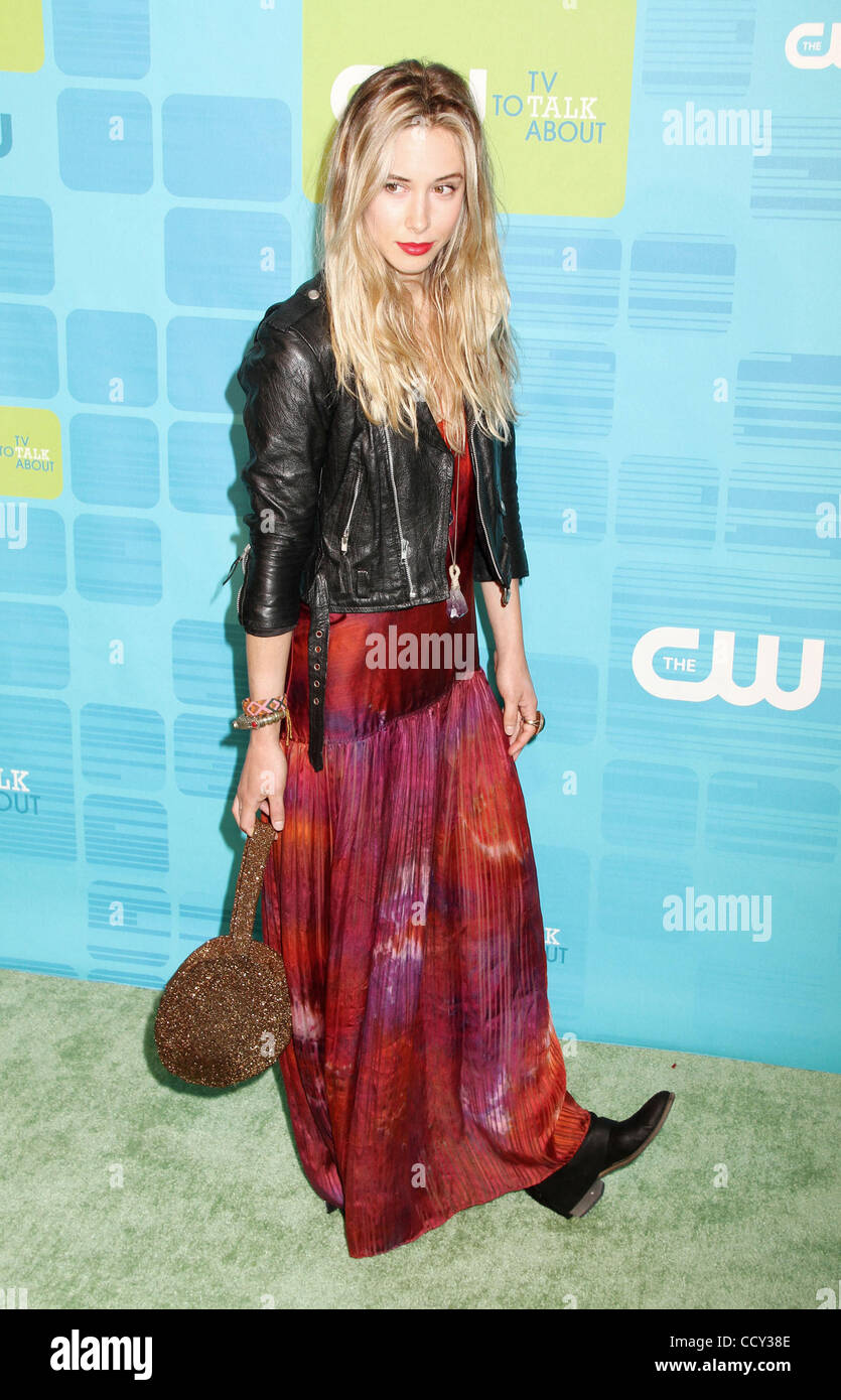 Actor GILLIAN ZINSER attends the CW Upfront held at Madison Square Garden. Stock Photo