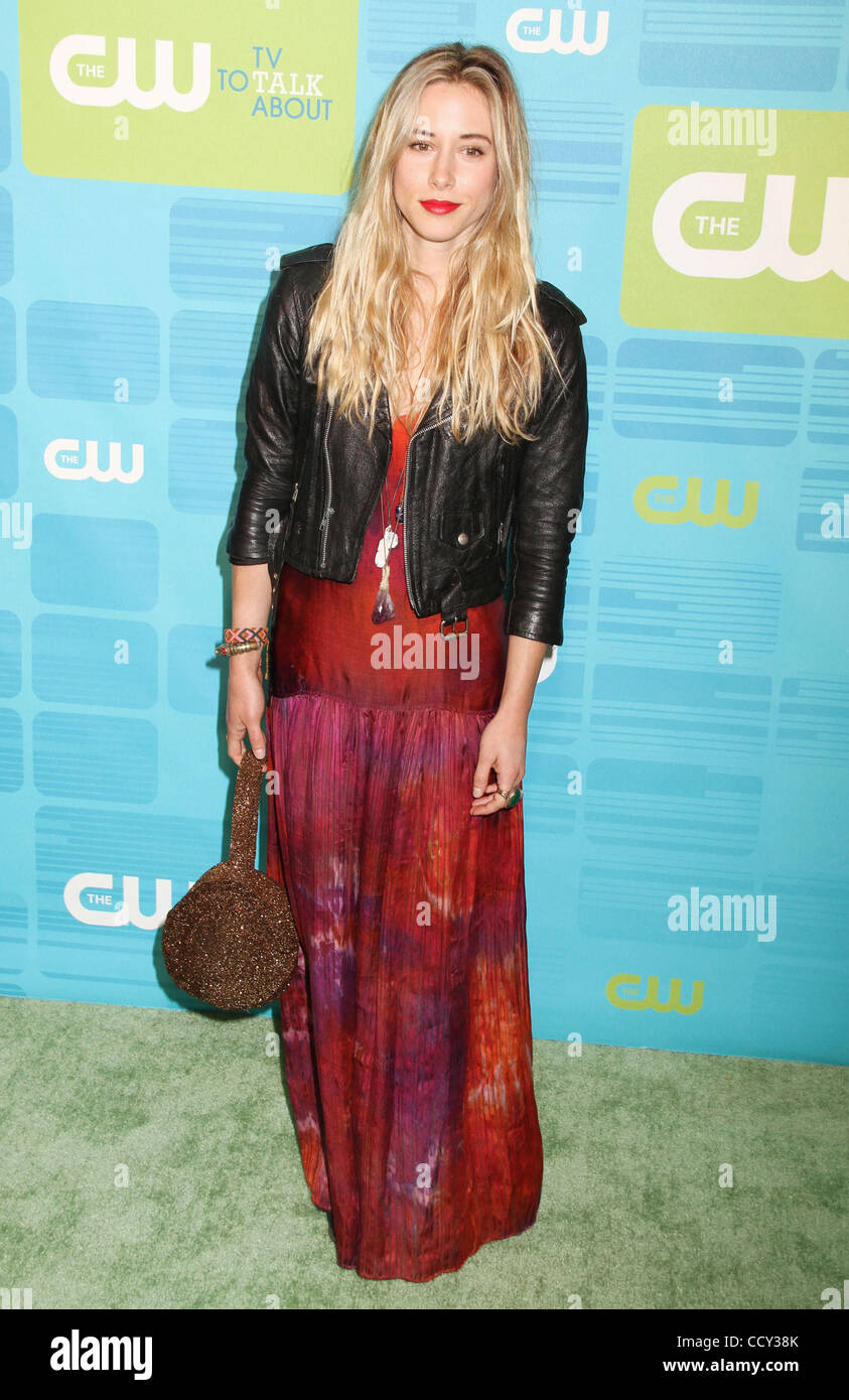 Actor GILLIAN ZINSER attends the CW Upfront held at Madison Square Garden. Stock Photo