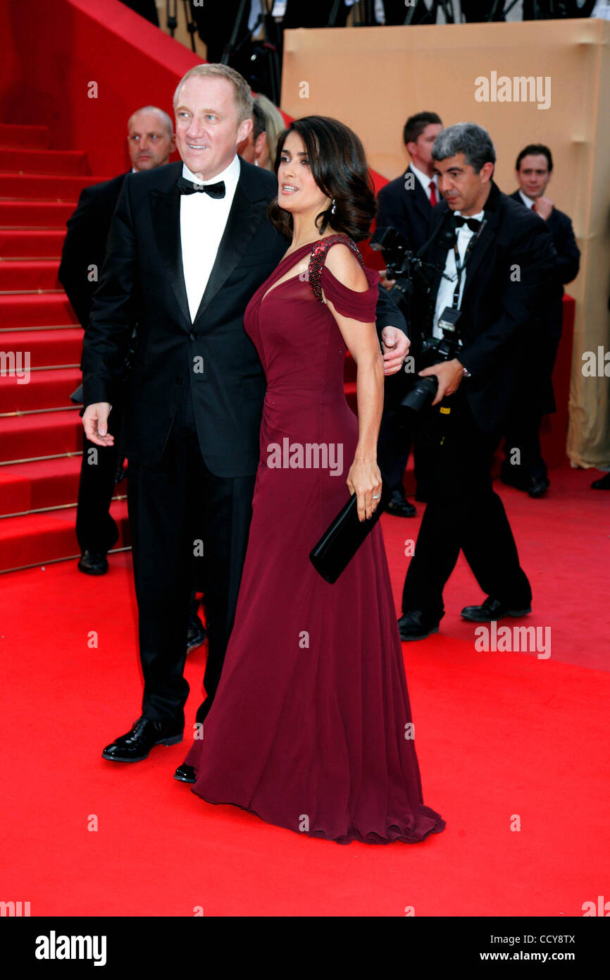 Salma Robi Salma hayek cannes film festival robin hood premiere hi-res stock ...