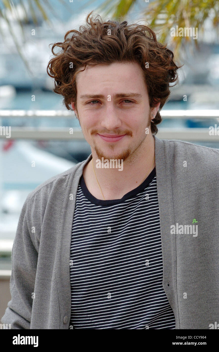 Actor Aaron Johnson attends the 'Chatroom' Photo Call held at the Palais des Festivals Stock Photo