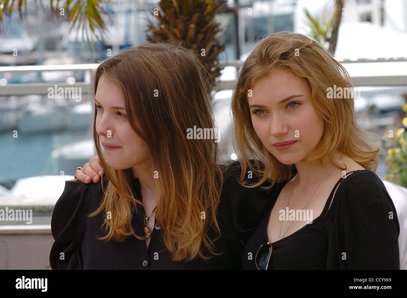 Actress Hannah Murrah and Imogen Poots attend the 'Chatroom' Photo Call. Stock Photo