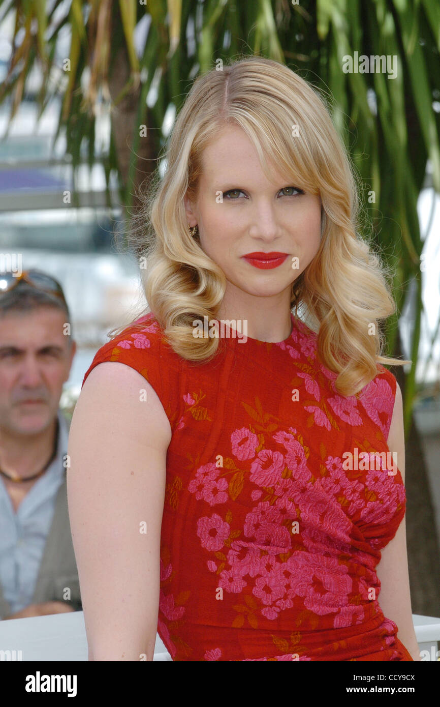 Actress Lucy Punch attends the 'You Will Meet A Tall Dark Stranger' Photocall Stock Photo