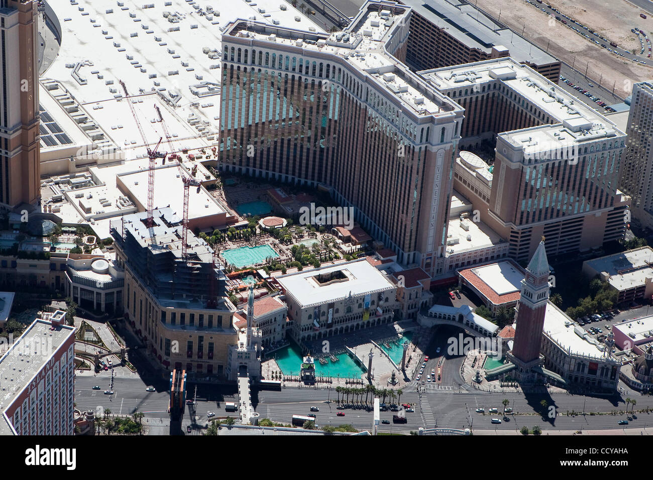 May 24, 2010 - Las Vegas, Nevada, U.S. - Aerial photos of the Strip in ...