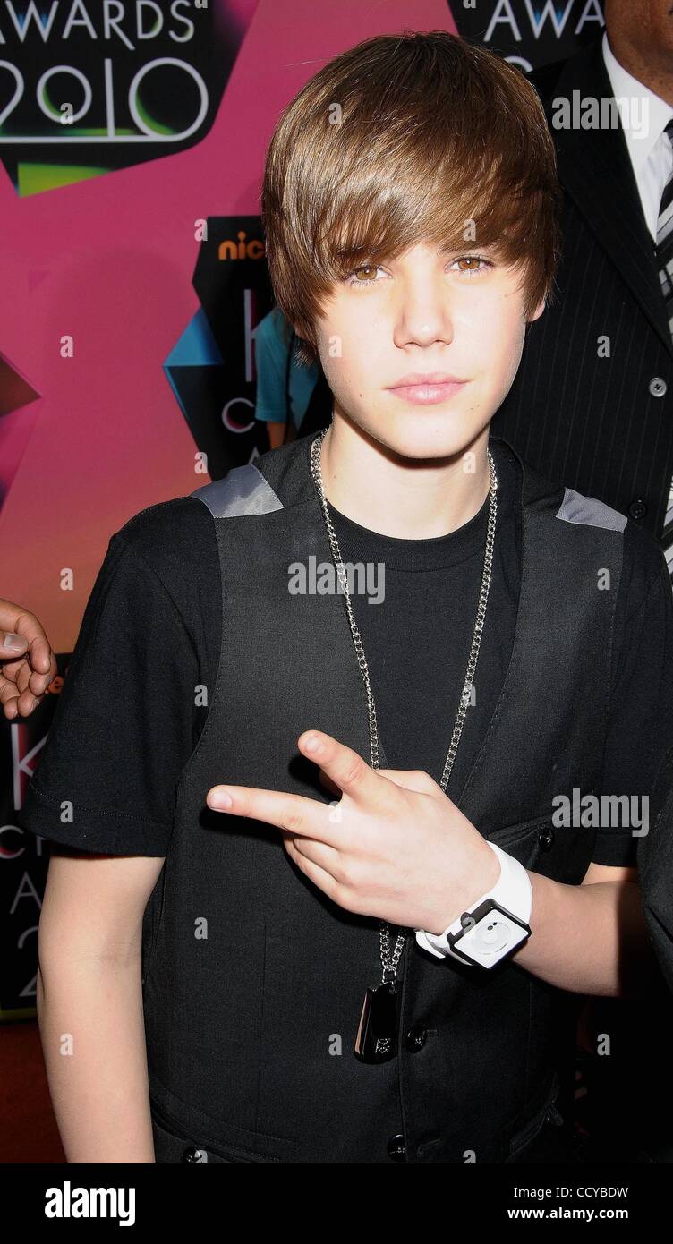 Mar 27, 2010 - Los Angeles, California, USA - Singer JUSTIN BIEBER at