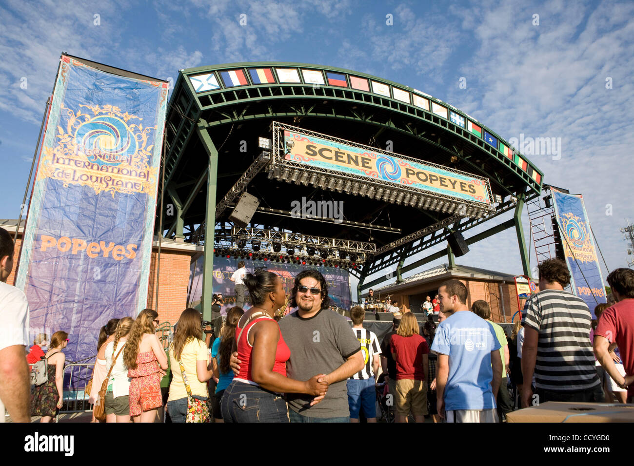 Apr. 22, 2010 Lafayette, Louisiana, U.S. The main stage of the