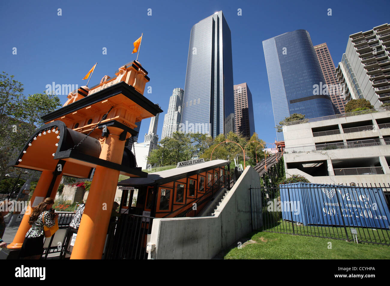 Known as the world's shortest railway, the Angels Flight Railway takes