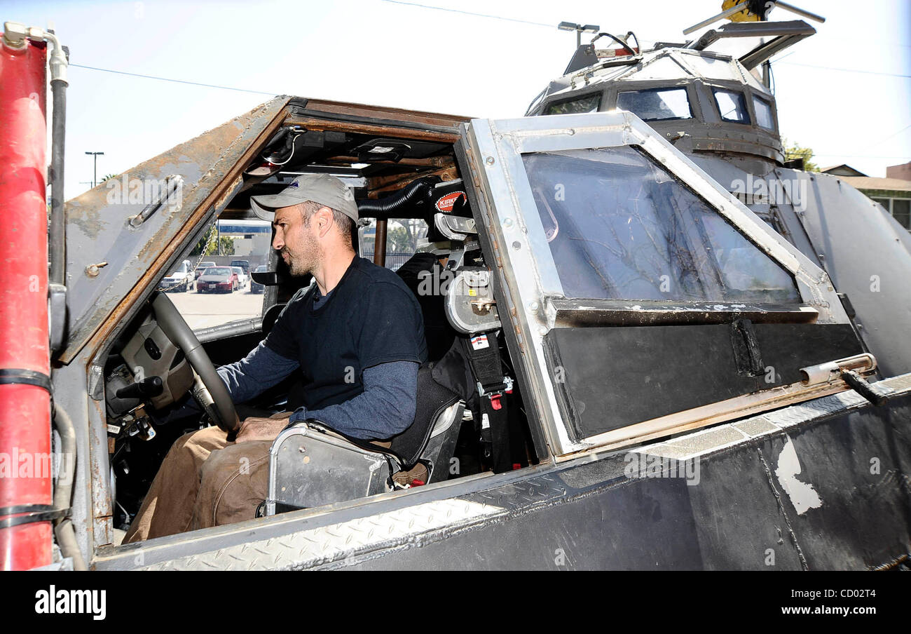 I-Max director and tornado chaser Sean Casey displays the TIV-2 ...